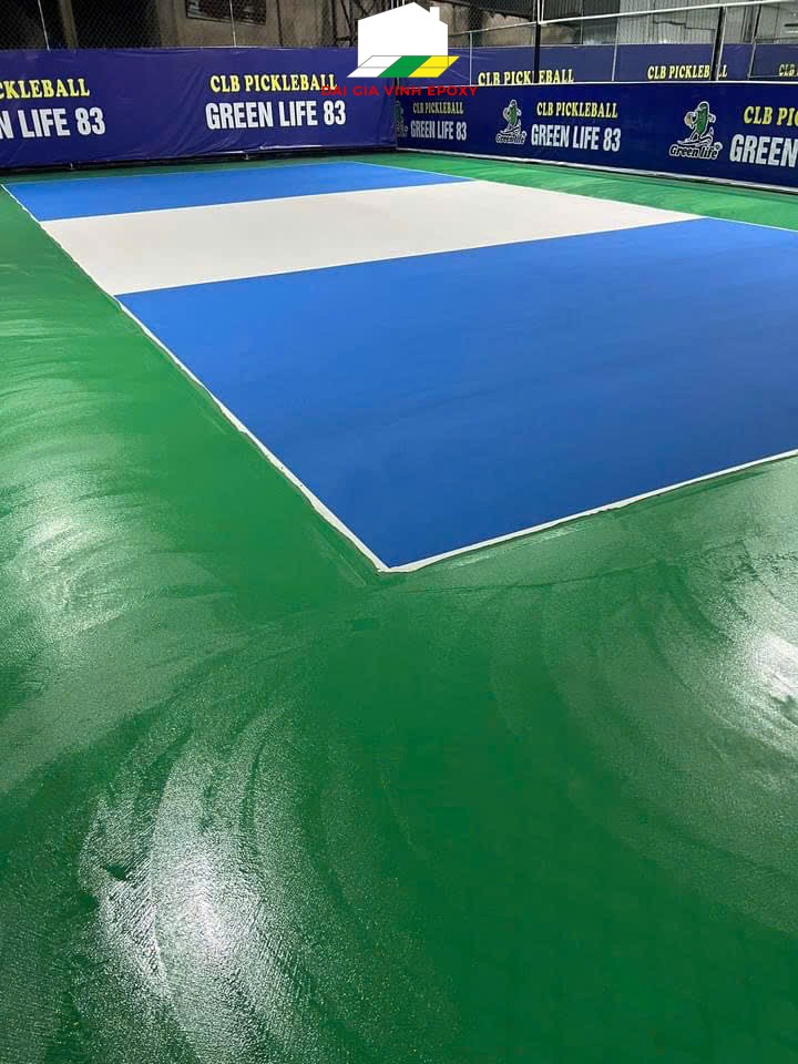 thi cong son san pickleball tai binh duong 2