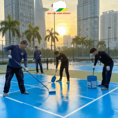 Thiết Kế Và Thi Công Sân Pickleball Ngoài Trời Tại TpHCM