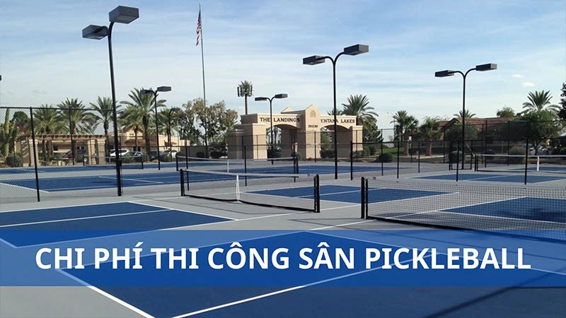 Chi phí thi công sơn sân Pickleball tại Đại Gia Vinh
