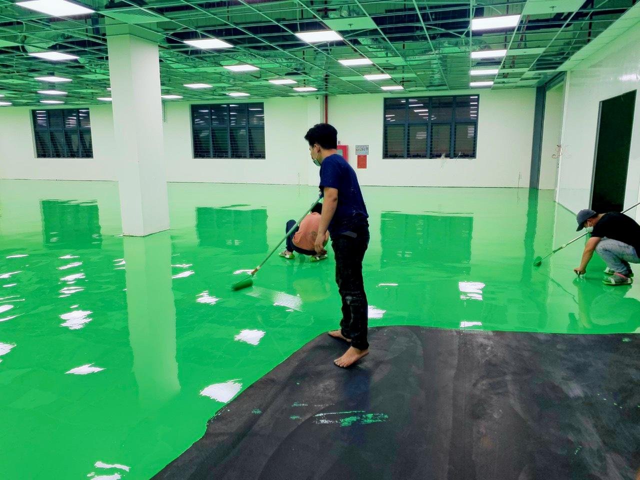 Thi công sơn sàn PU Long An chuyên nghiệp 1 Thi công sơn sàn PU Long An chuyên nghiệp