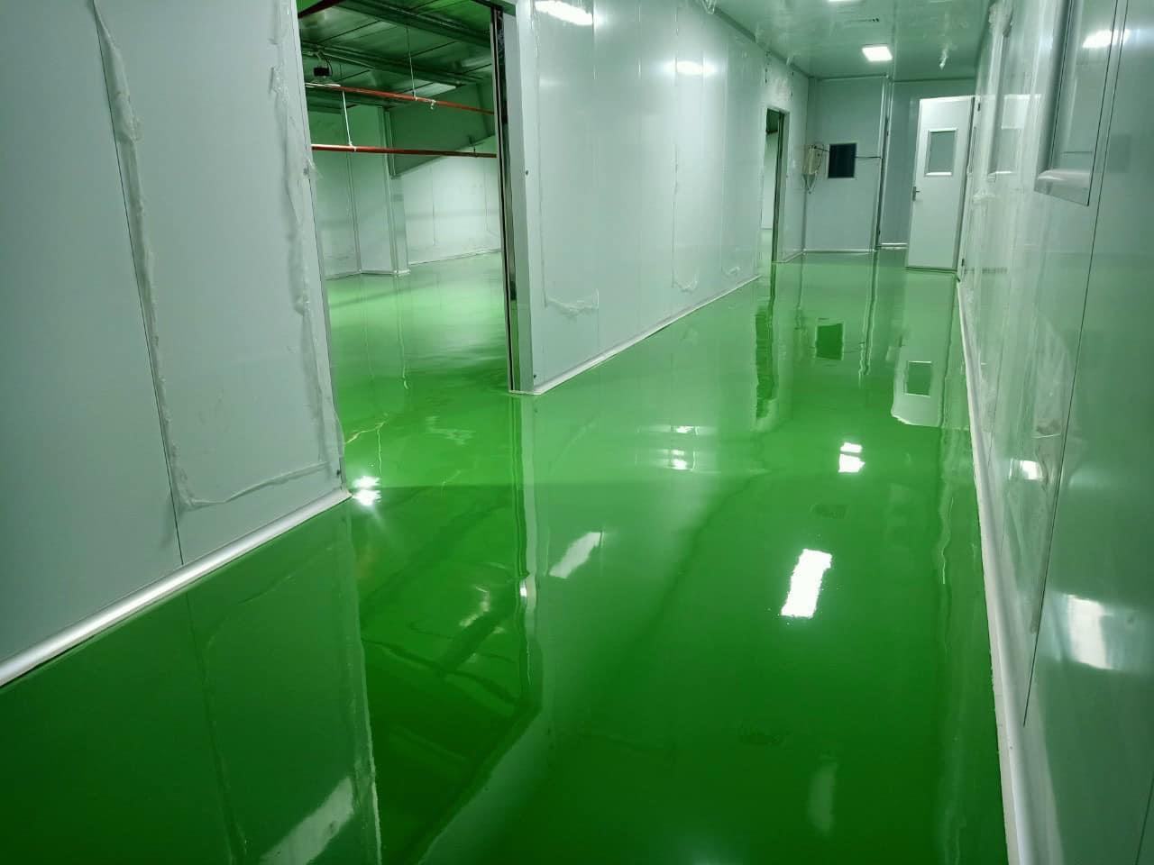 Thi Công Sơn Epoxy Nhà Xưởng Tại Đồng Nai 3 Thi công sơn epoxy tự san phẳng cho nhà xưởng tại Đồng Nai .