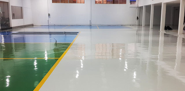 Sơn Epoxy Sàn Công Nghiệp Tại Đồng Nai 2 Các màu sắc sơn epoxy sàn công nghiệp Đồng Nai phổ biến cho nhà xưởng hiện đại.