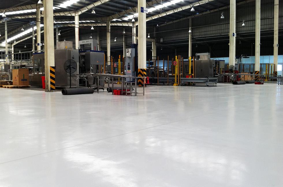 FAQ – 15 câu hỏi thường gặp về sơn PU tại Long An 3 Sơn sàn PU màu xám trắng cho nhà máy sản xuất linh kiện điện tử